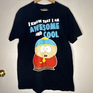 South Park Cartman  I Know That I Am Awesome And Cool T Shirt Lg 2013 Retro